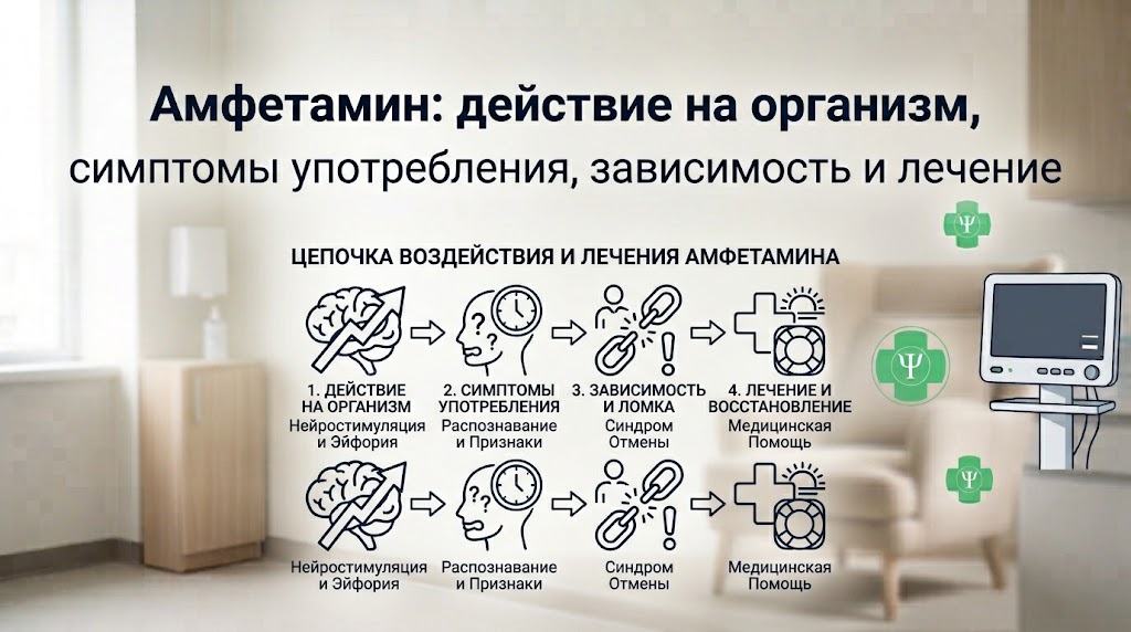 Амфетаминовая зависимость: признаки, стадии и лечение